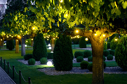 IlluminArt Landscape Lights, commercial landscape lighting, outdoor areas