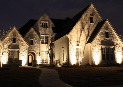 outdoor home lighting, custom home lighting